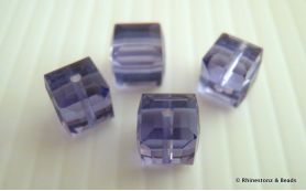Swarovski Cube Art 5601 Tanzanite 6mm